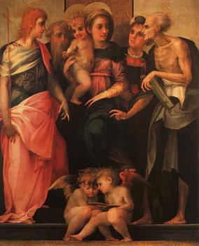 Rosso Fiorentino : Madonna Enthroned with Four Saints